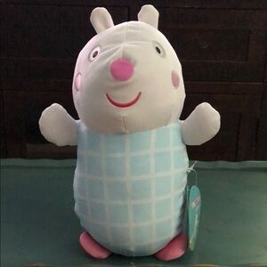 Squishmallows Hug Mees 10" Peppa Pig Suzy Sheep Plush 2024 Kellytoy Pink NWT